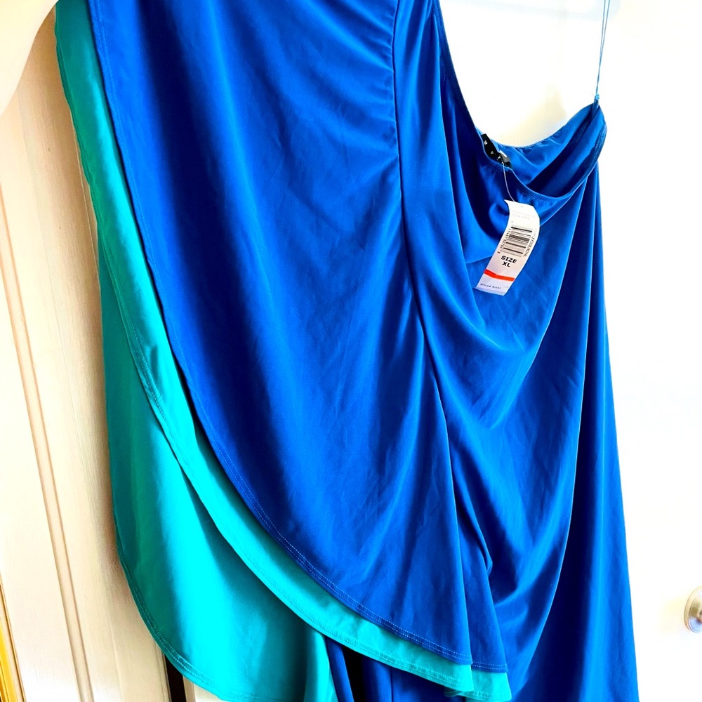 Trina B statement one shoulder dress